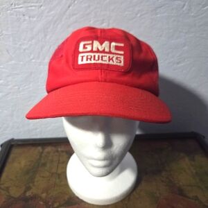 Vintage 1980s GMC Red Trucker Hat
